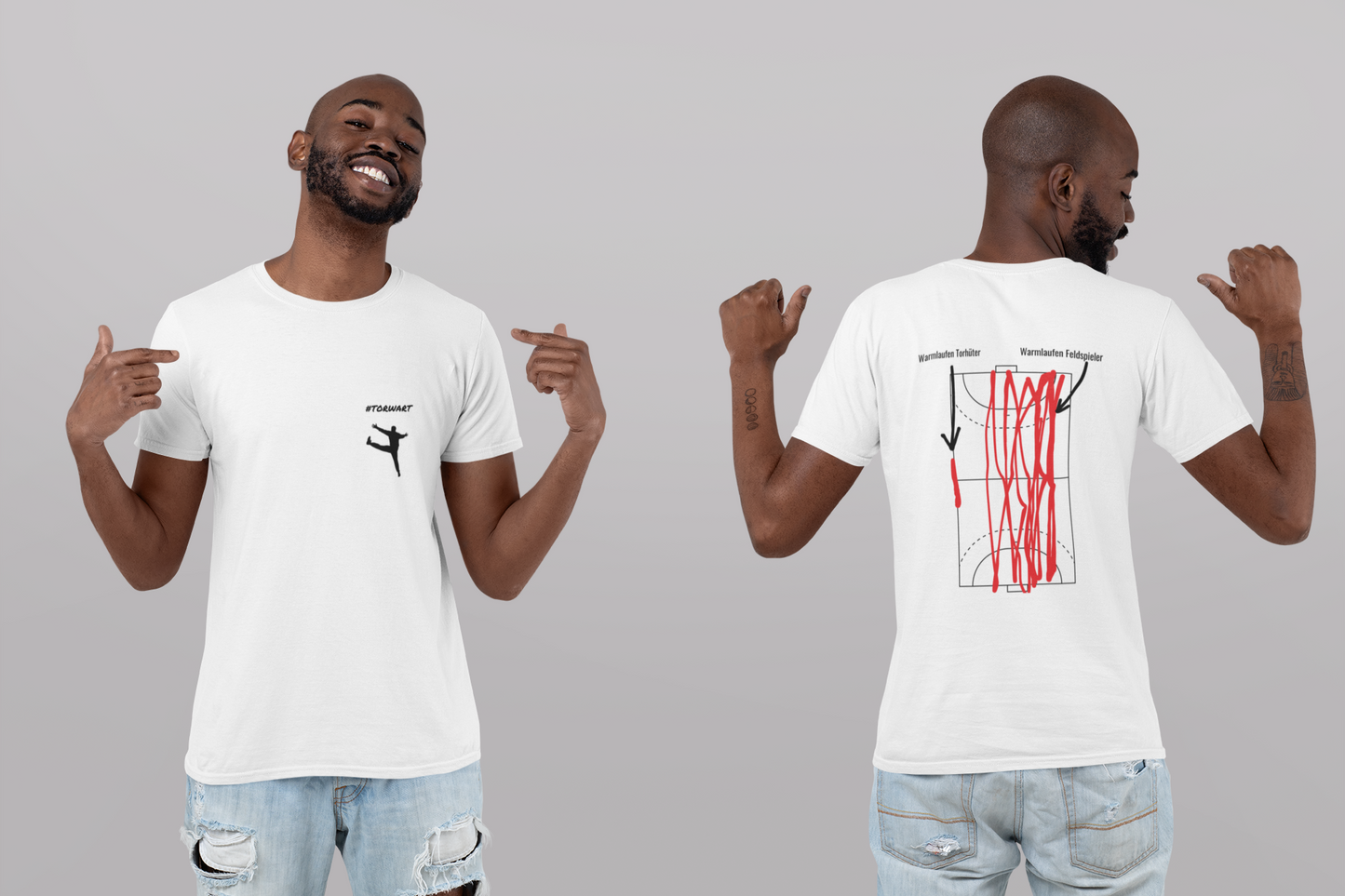 Warmlaufen Torhüter - Unisex Shirt